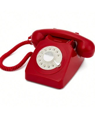 Gpo Retro GPO746RRD 746 Desktop Rotary Dial Telephone - Red