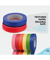 Enday Colored Masking Tape ( Pack) ft x 1 in