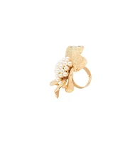 Sohi Floral Rhinestone Ring