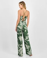 Guess Women's Yasmin Satin Jumpsuit
