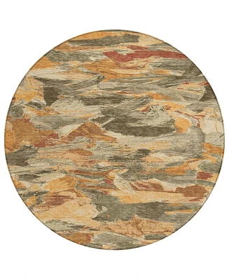 Addison Chantille Machine Washable ACN1345 8'x8' Round Area Rug
