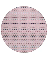 Addison Chantille Machine Washable ACN1415 8'x8' Round Area Rug