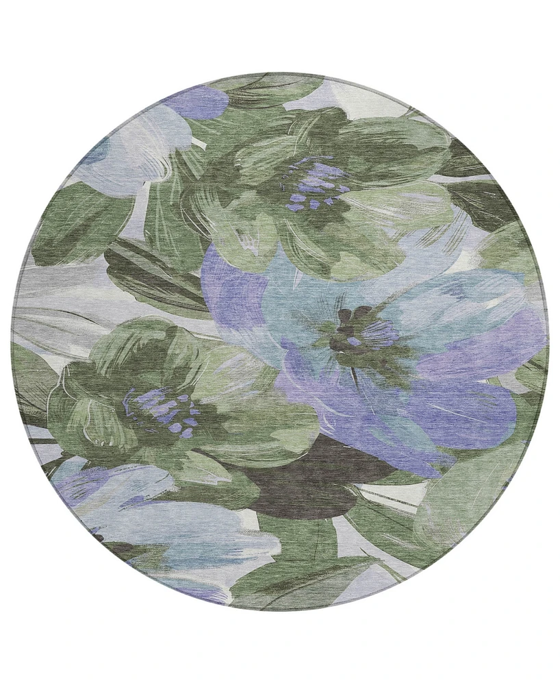 Addison Chantille Machine Washable ACN1489 8'x8' Round Area Rug