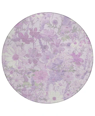 Addison Chantille Machine Washable ACN1509 8'x8' Round Area Rug