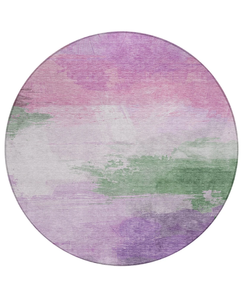 Addison Chantille Machine Washable ACN1519 8'x8' Round Area Rug