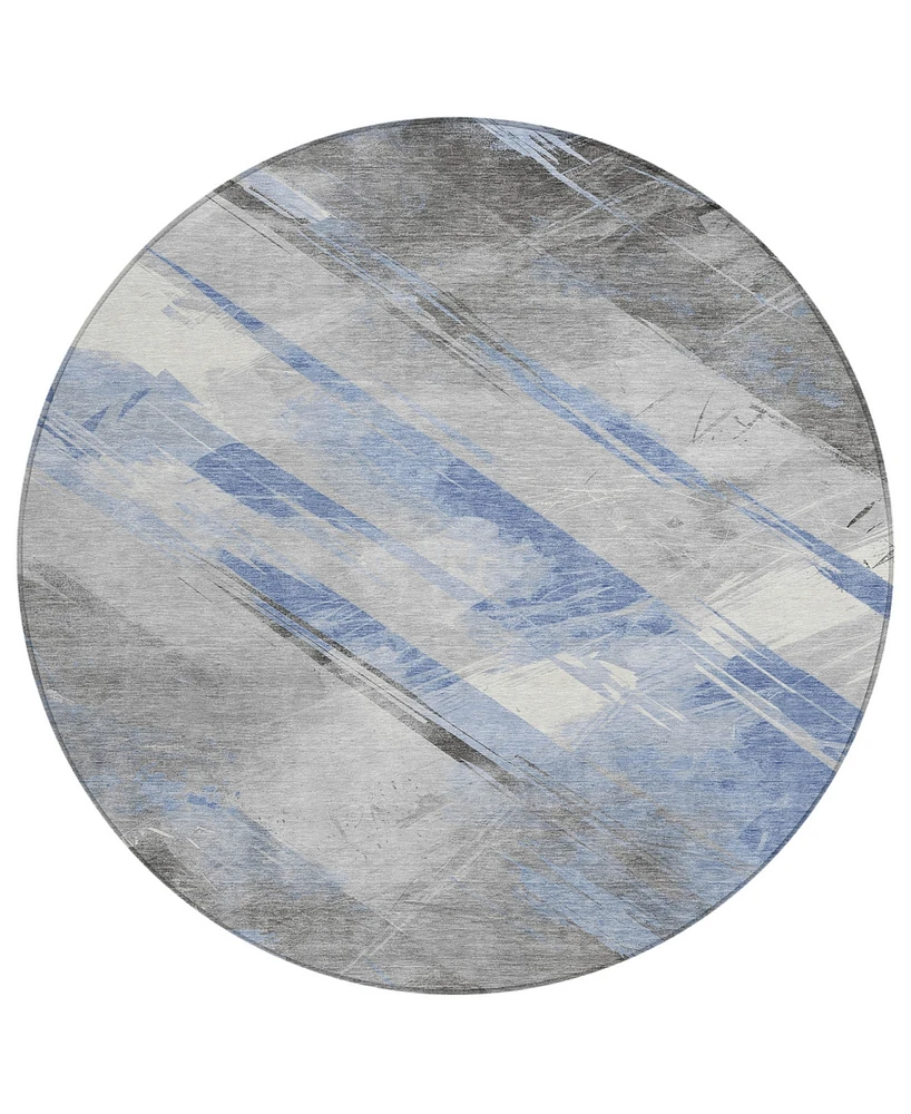Addison Chantille Machine Washable ACN1539 8'x8' Round Area Rug