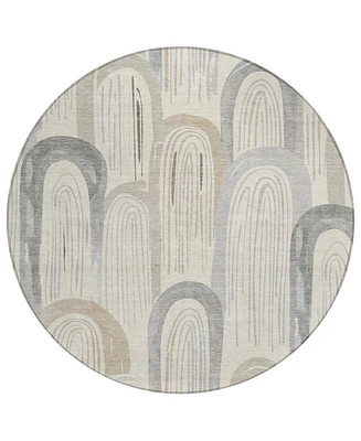 Addison Chantille Machine Washable ACN1589 8'x8' Round Area Rug