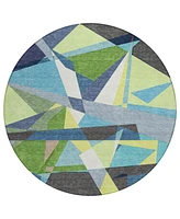 Addison Chantille Machine Washable ACN1609 8'x8' Round Area Rug