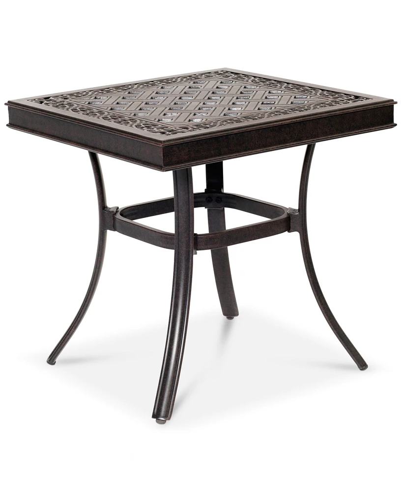 St Croix Cast Aluminum 22" Outdoor End Table