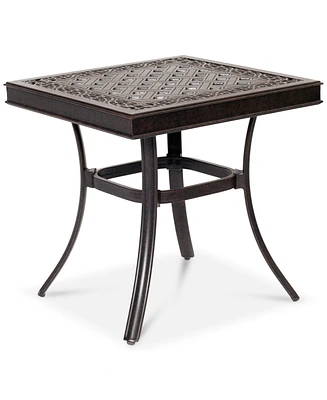 St Croix Cast Aluminum 22" Outdoor End Table