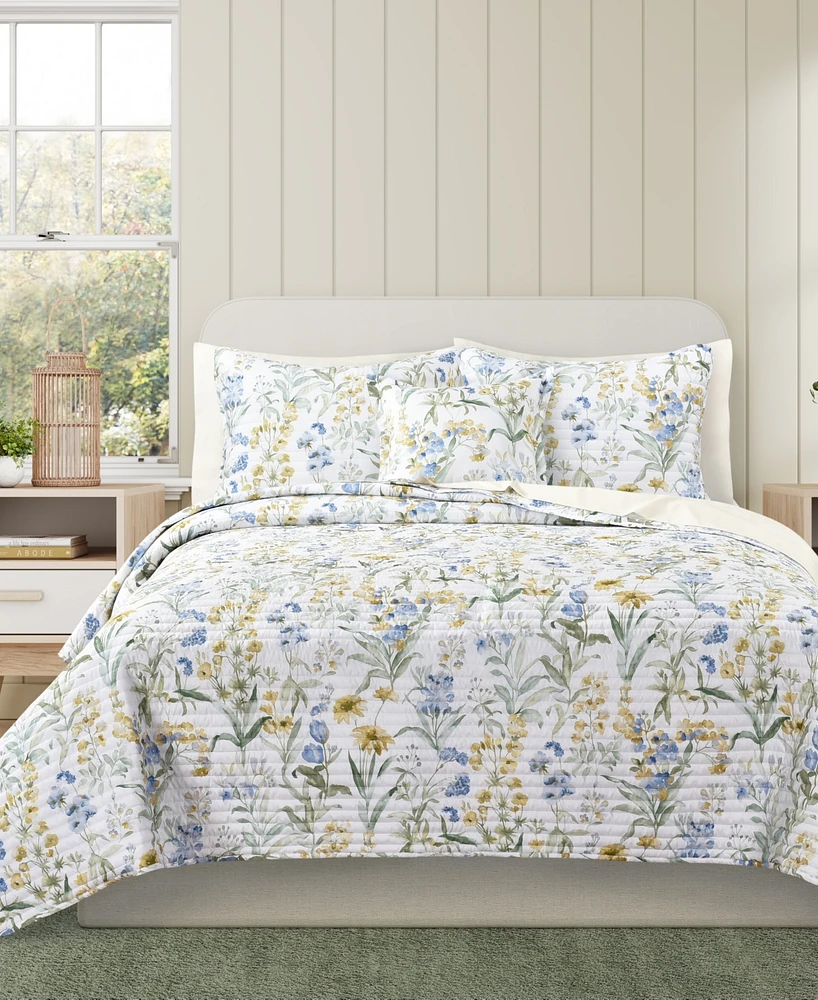 J by Queen Bold Tallulah -Pc. Quilt Set
