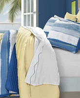 J by J Queen Bold Seashore -Pc. Quilt Set