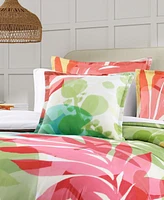 J by Queen Bold Tiki Decorative Pillow, 18" x
