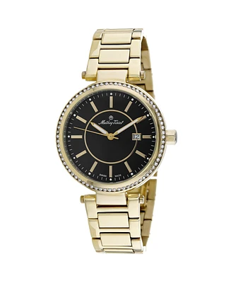 Mathey Tissot Women's Classic Black Dial Watch - H610PN