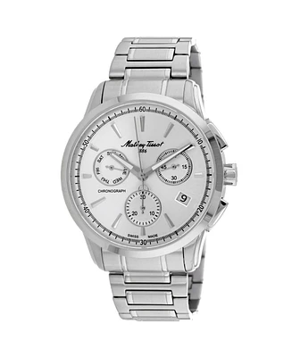 Mathey Tissot Men's Lancelot Silver Dial Watch - H198CHAS