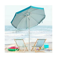 6.5 Feet Beach Umbrella with Carry Bag without Weight Base