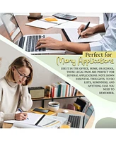 Jr. Legal pad, Small Note Pads Ruled Writing Pad. Perforated Edge. 5" X 8" Canary Yellow, Universal