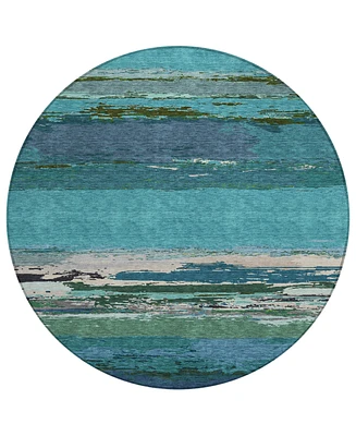 Addison Chantille Machine Washable ACN1285 8'x8' Round Area Rug