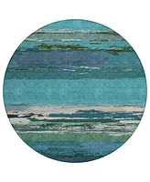 Addison Chantille Machine Washable ACN1285 8'x8' Round Area Rug