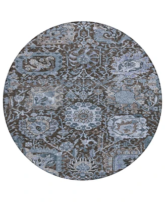 Addison Chantille Machine Washable ACN1320 8'x8' Round Area Rug