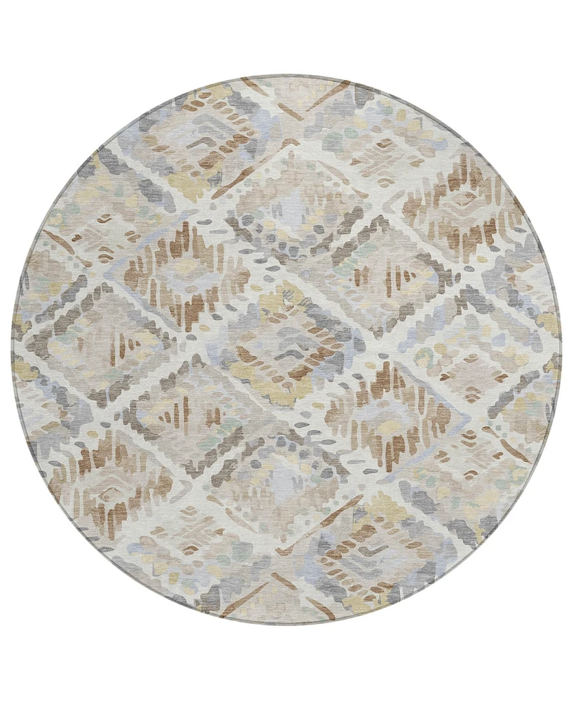 Addison Chantille Machine Washable ACN1330 8'x8' Round Area Rug
