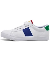 Polo Ralph Lauren Little Girls' Ryley Fastening Strap Casual Sneakers from Finish Line