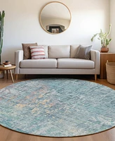 Addison Chantille Machine Washable ACN1237 8'x8' Round Area Rug