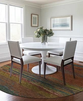 Addison Chantille Machine Washable ACN1286 8'x8' Round Area Rug
