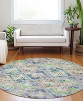 Addison Chantille Machine Washable ACN1326 8'x8' Round Area Rug