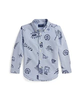 Polo Ralph Lauren Toddler and Little Boys Oxford Graphic Shirt