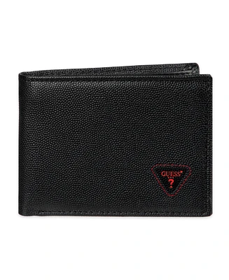 Guess Men's Rfid Extra Capacity Traveler Wallet