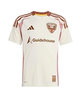 Adidas Big Boys and Girls Christian Benteke Natural D.c. United 2025 The Soul Kit Replica Player Jersey