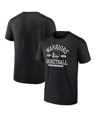 Fanatics Mto Label Men's Black Golden State Warriors Danger Zone T-Shirt
