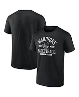 Fanatics Mto Label Men's Black Golden State Warriors Danger Zone T-Shirt