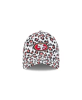 New Era Women's White San Francisco 49ers Active Leopard 9TWENTY Adjustable Hat