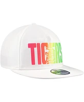 New Era Men's White Detroit Tigers Spring Spectrum Golfer Snapback Hat