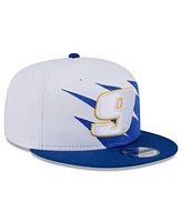 New Era Men's Blue Chase Elliott Jagged 9FIFTY Snapback Hat