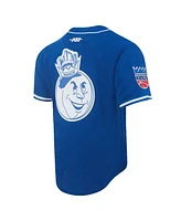 Pro Standard Men's Blue Sacramento Kings 2024/25 City Edition Mesh Baseball Jersey