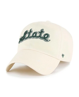 '47 Brand Men's Natural Michigan State Spartans Vault Clean Up Adjustable Hat
