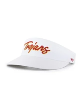 '47 Brand Men's White Usc Trojans Melbourne Brrr Adjustable Visor Hat