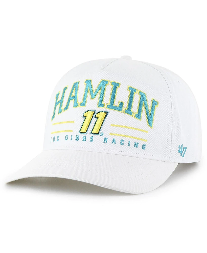 '47 Brand Men's White Denny Hamlin Roscoe Hitch Adjustable Hat