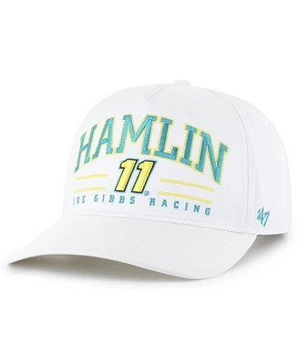'47 Brand Men's White Denny Hamlin Roscoe Hitch Adjustable Hat