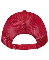 New Era Men's Red Los Angeles Angels Minimalist 9FORTY A-Frame Adjustable Hat