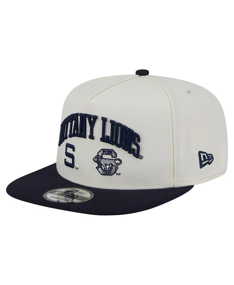 New Era Men's White Penn State Nittany Lions Collegiate 9FIFTY A-Frame Snapback Hat