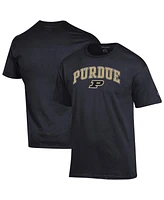 Champion Men's Black Purdue Boilermakers Arched Logo T-Shirt