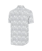 Antigua Men's Gray Arizona Diamondbacks Resort Button-Up Shirt