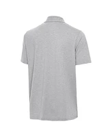 Antigua Men's Heather Gray Philadelphia Eagles Super Bowl Lix Champions Par 3 Polo Shirt