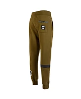 Two Hype x Nba Men's Olive Golden State Warriors Culture Hoops Collection Premium Jogger Pants