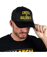 Contenders Clothing Men's and Women's Black Rocky Rematch Of The Century Trucker Adjustable Hat
