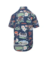 Reyn Spooner Men's Navy Chicago Bears Scenic Button-Down Shirt